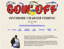 Tablet Screenshot of goinoffsportfishing.com